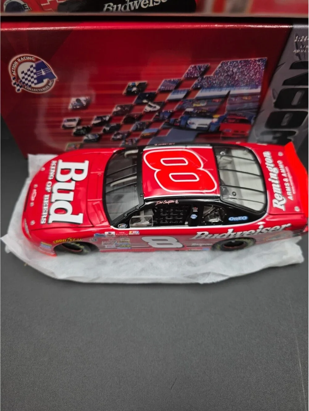 2000 Dale Earnhardt Jr Budweiser Bud No Bull Richmond Rookie Action NASCAR 1/24